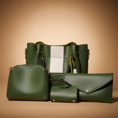 HARMONY GREEN 5 PCS HAND BAG