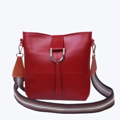 SIMBA MAROON CROSSBODY BAG