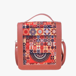 SPECTRUM BROWN CROSSBODY BAG