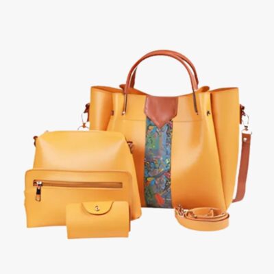 ROYAL MUSTARD 4 PCS HANDBAG