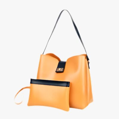 CLASSY 2 PCS YELLOW SHOULDER BAG