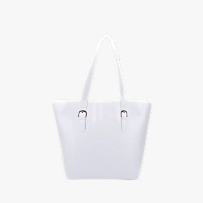ROOMY WHITE KROK TOTE BAG