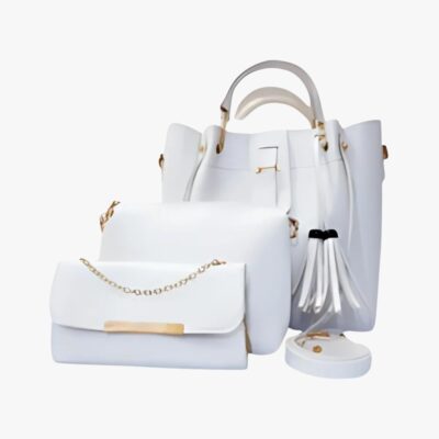 ALPHA WHITE 3 PCS HAND BAG