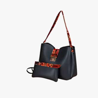 EASE BLACK BUCKET TOTE