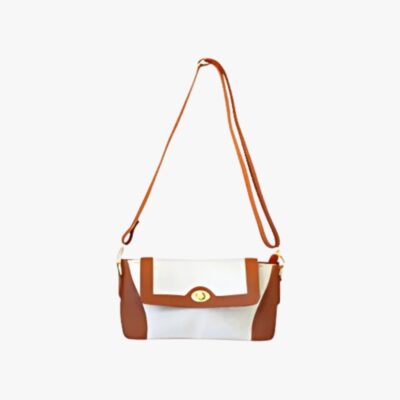 MUSTARD BROWN HIGH-FLYER SHOULDER BAG