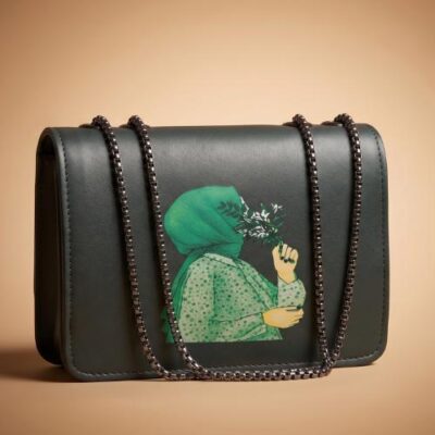 TRENDY HIJAB GREEN CARRY CROSSBODY BAG