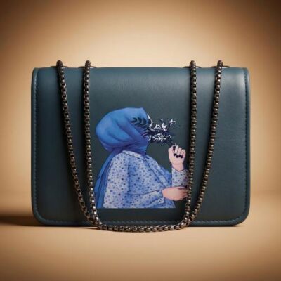 TRENDY HIJAB BLUE CARRY CROSSBODY BAG