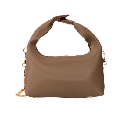 ELEGANT LIGHT BROWN SHOULDER BAG