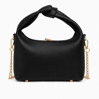 ELEGANT EVERYDAY BLACK SHOULDER BAG